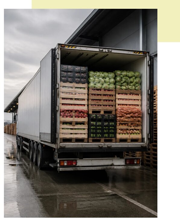 Перевозка плодоовощной продукции в Междуреченск по цене от 5053 р. | Агросервис-Мжд